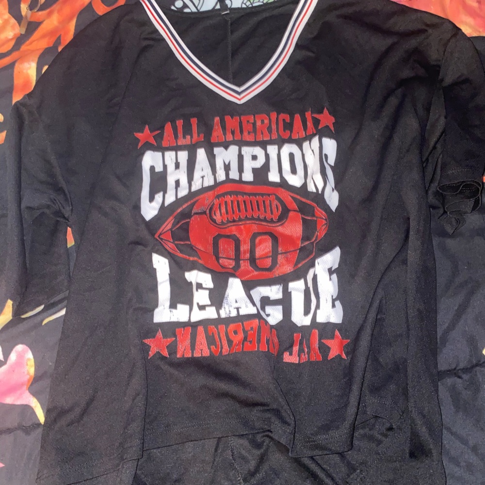 Oversized football jerseys size 1x